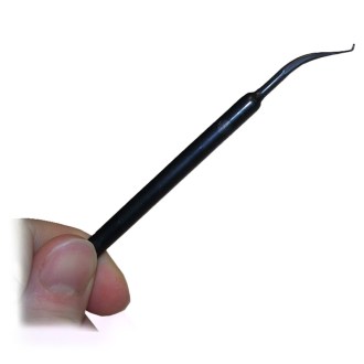 Spatolina per traslarvo - plastica nera